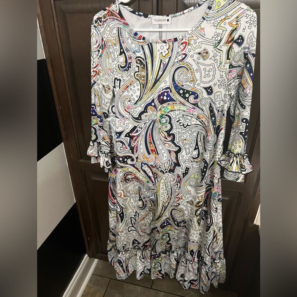 Hold Nuggles ruffled midi dress! NWOT